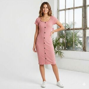 No Boundaries Peach Colored Lightweight Dress XXL (19), Spring, Easter, Summer